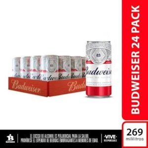 Cerveza Budweiser Paca Por 24 Unidades De 269ML