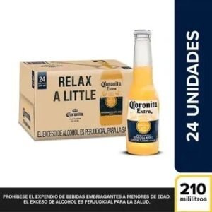 Cerveza Coronita Caja Por 24 Unidades De 210ML