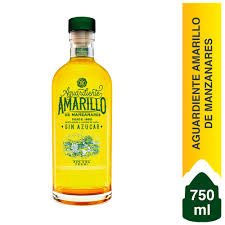 Aguardiente Amarilo Botella De 750ML