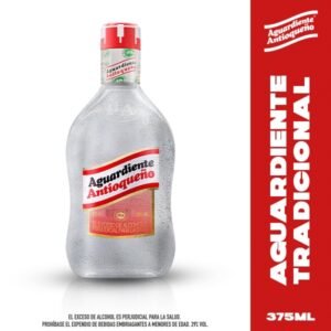 Aguardiente Antioqueño Rojo Media De 375ML